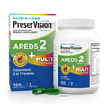 PreserVision AREDS 2 + Multivitamin, 1 Eye Doctor Recommended Brand, 2-in-1 Eye Vitamin with Lutein, Zeaxanthin, Zinc, and Vitamin C, D & E, 100 Softgels - TrustMedUSA