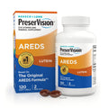 PreserVision AREDS Eye Vitamins, 1 Eye Doctor Recommended Brand, Multivitamin with Lutein, Vitamins C & E, Zinc, and Copper Supplements, 120 Softgels - TrustMedUSA