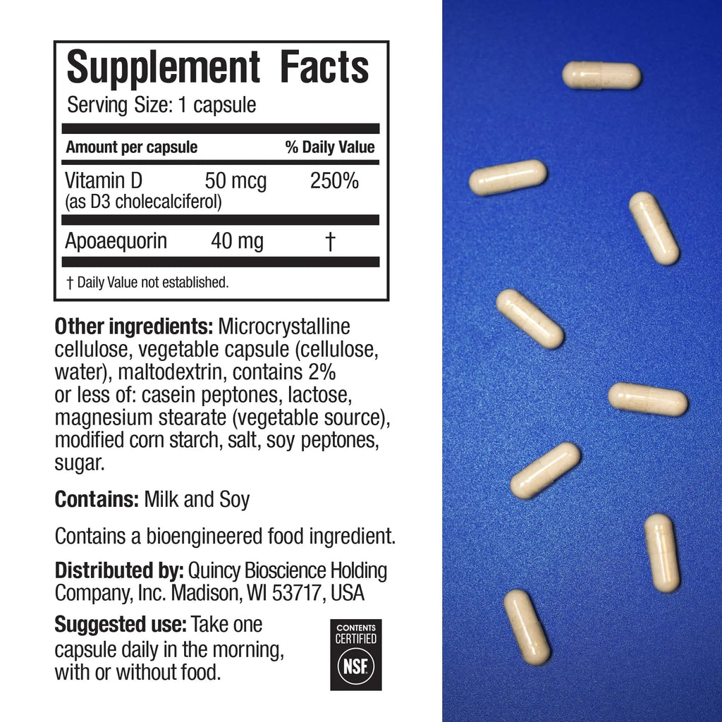 Prevagen Improves Memory - Professional Formula 40mg, 30 Capsules |1 Pack| with Apoae - TrustMedUSA