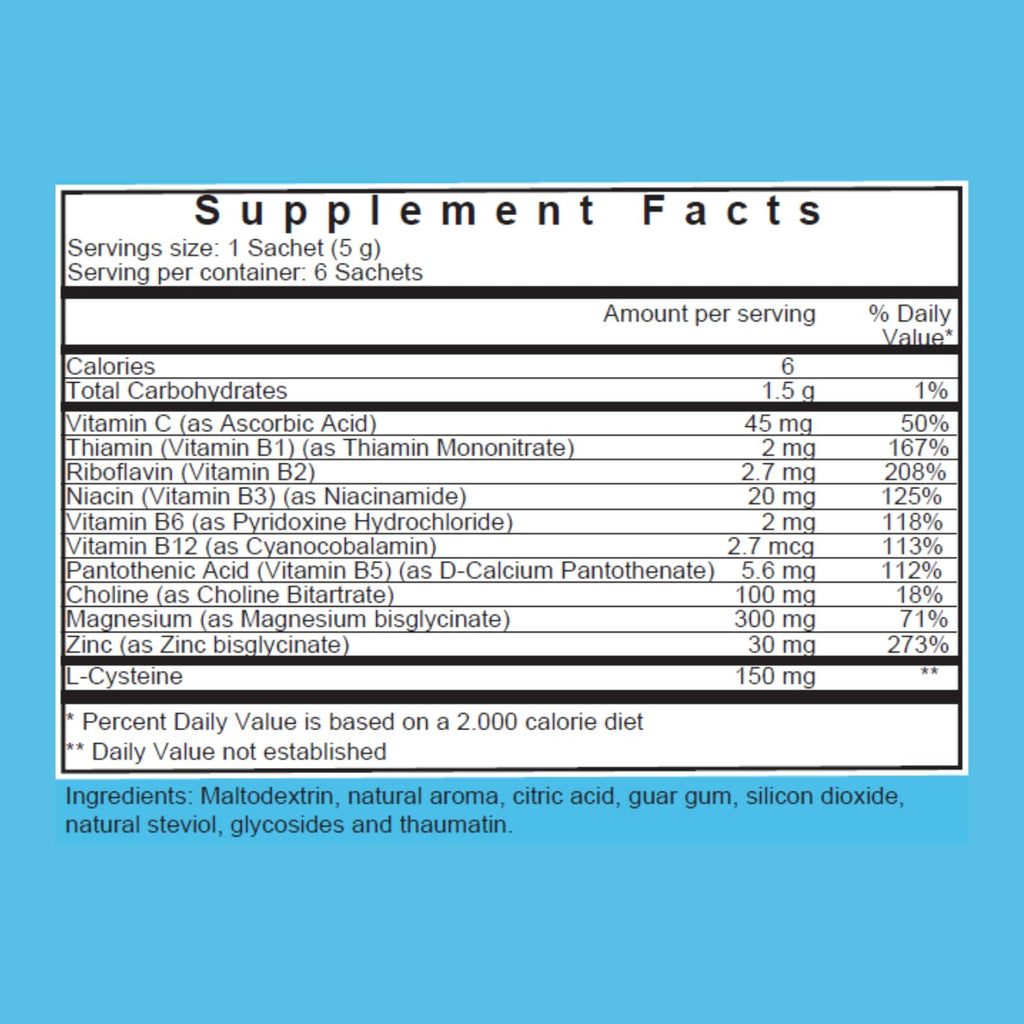 Previia – Pre-Drink Supplement | Nutrients Before Social Drinking | Cysteine, Choline, B-Complex, Magnesium, VIT C | Lemon Flavor | Soluble Drink | 6 Doses | Feel Better After Drinking - TrustMedUSA
