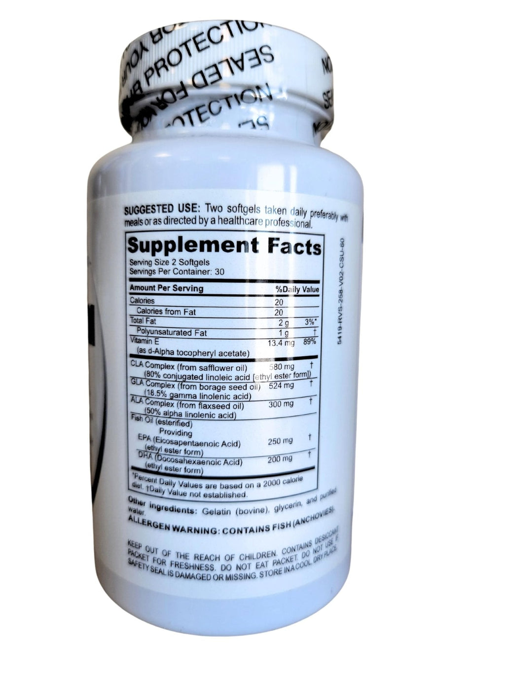 Pride Nutrition Premium EFA Omega 3-6-9 Supplement for Men and Women 5 in 1 - EPA, DHA, GLA, ALA & CLA Essential Fatty Acids with Fish Oil - Softgel Pills - Maple Wellness Supplements