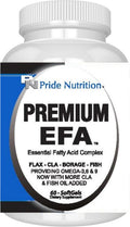 Pride Nutrition Premium EFA Omega 3-6-9 Supplement for Men and Women 5 in 1 - EPA, DHA, GLA, ALA & CLA Essential Fatty Acids with Fish Oil - Softgel Pills - Maple Wellness Supplements