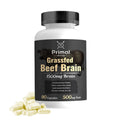 Primal Being Grassfed Beef Brain, Supports Memory, Mood, Focus, Energy, Cognitive Health - 90 Capsules, 1500mg per Serving - TrustMedUSA