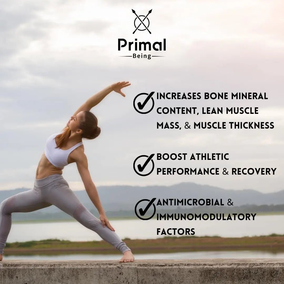 Primal Being Grassfed Beef Colostrum - Supports Immune Function, Gut Health, Hair - TrustMedUSA