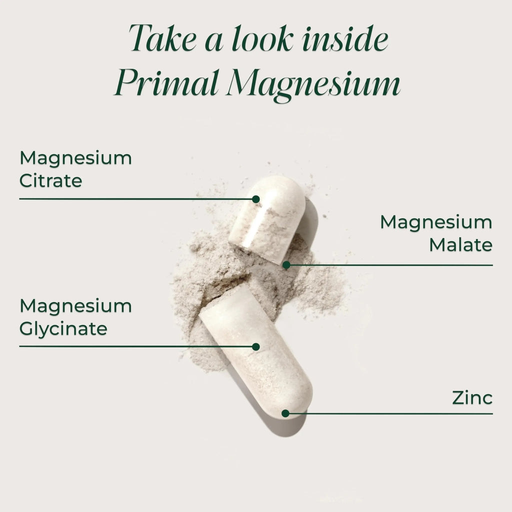Primal Harvest Magnesium Supplement Complex 310mg by Primal Harvest with Magnesium Glycinate, Citrate, Malate, and Zinc 2 Pack, 240 Capsules - TrustMedUSA