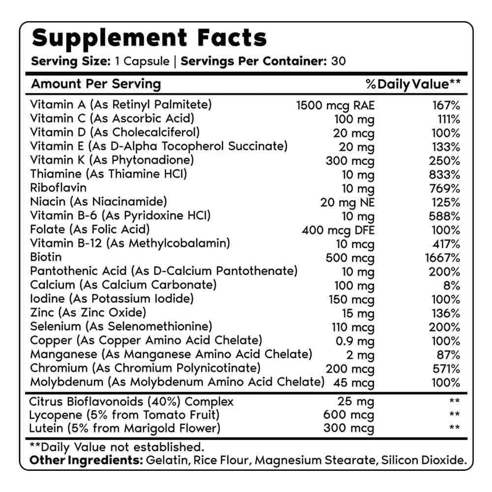 Primal Harvest Multivitamin & Primal Vision – Complete Support for Daily Wellness & Eye Health with Essential Vitamins & Nutrients - TrustMedUSA