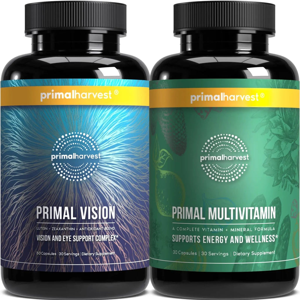 Primal Harvest Multivitamin & Primal Vision – Complete Support for Daily Wellness & Eye Health with Essential Vitamins & Nutrients - TrustMedUSA