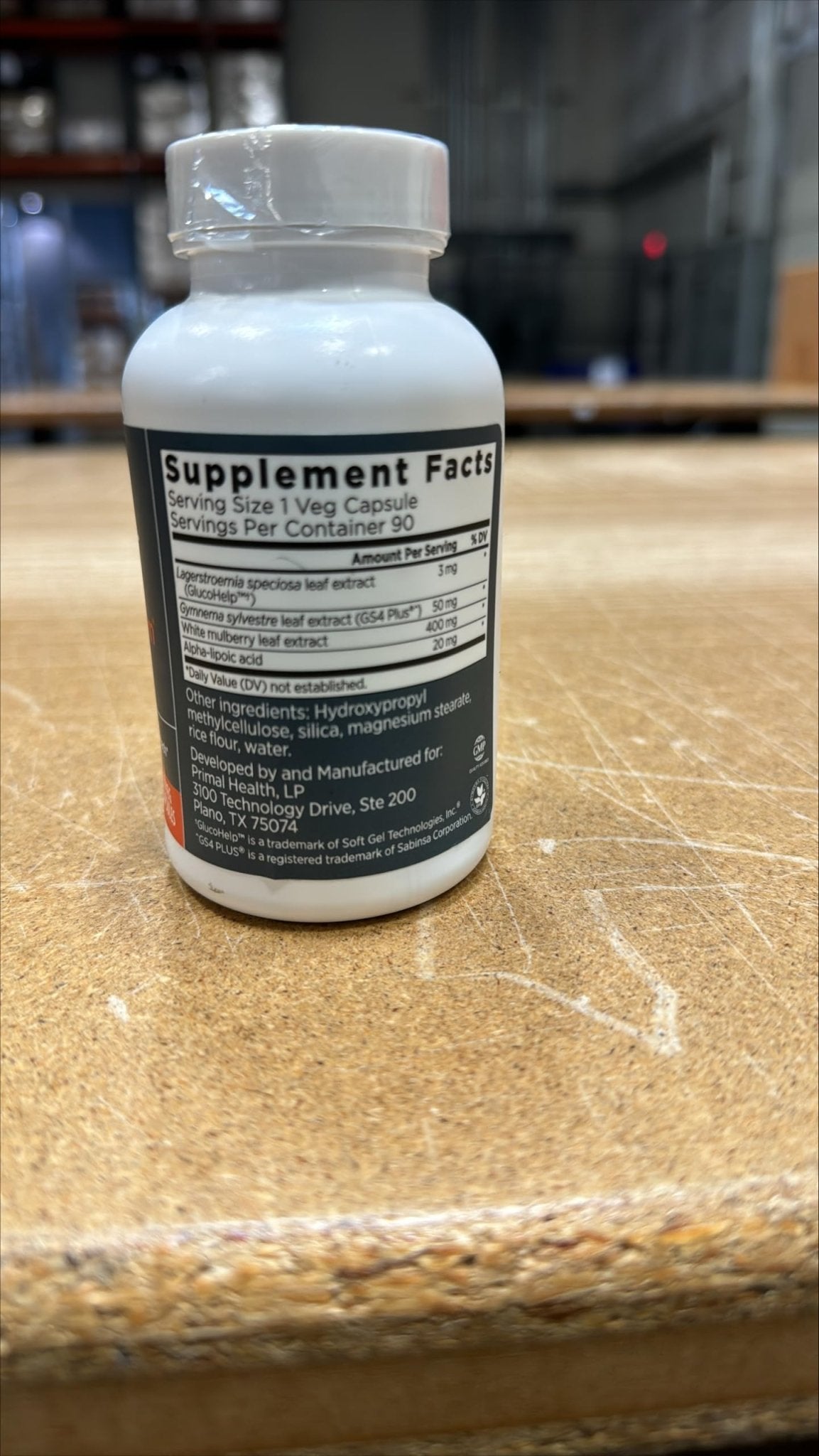 Primal Labs GlucoBurn Support Supplement with White Mulberry Leaf Extract and Alpha Lipoic Acid, 90 Veg capsules - TrustMedUSA