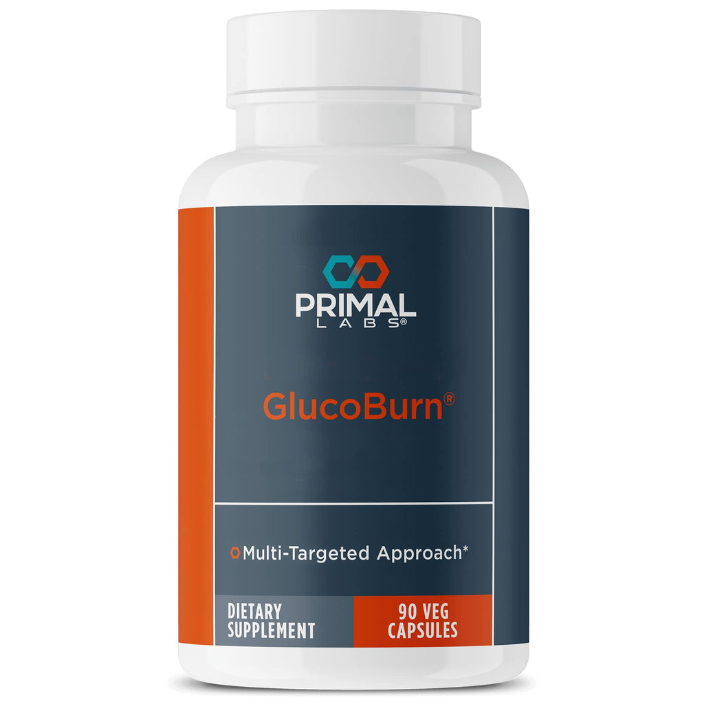 Primal Labs GlucoBurn Support Supplement with White Mulberry Leaf Extract and Alpha Lipoic Acid, 90 Veg capsules - TrustMedUSA