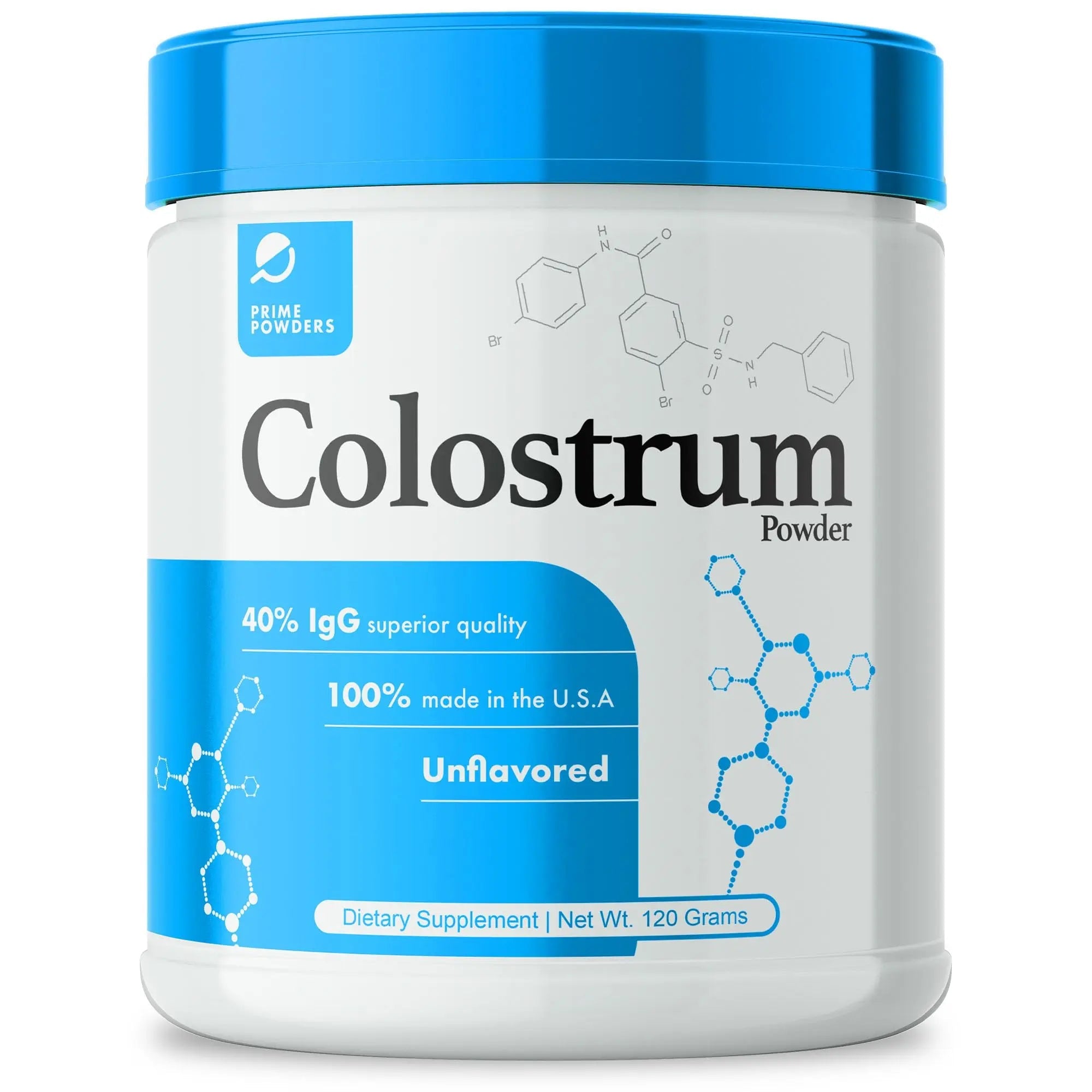 Prime Powders Colostrum Over 40% IgG, Grass Fed, Gut Health, Bloating Immunity Skin - TrustMedUSA