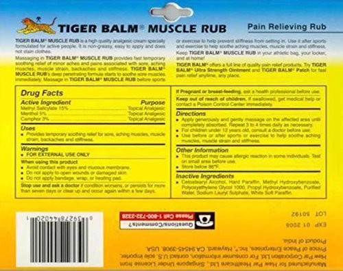 Prince of Peace Tiger Balm Muscle Rub - TrustMedUSA