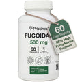 PRISTINE'S Fucoidan 500MG Immunity Supplement Capsules - 60 Day Supply - Brown Seaweed Extract - Potent Herbal Antioxidant Lung Health & Skin Health Support - TrustMedUSA