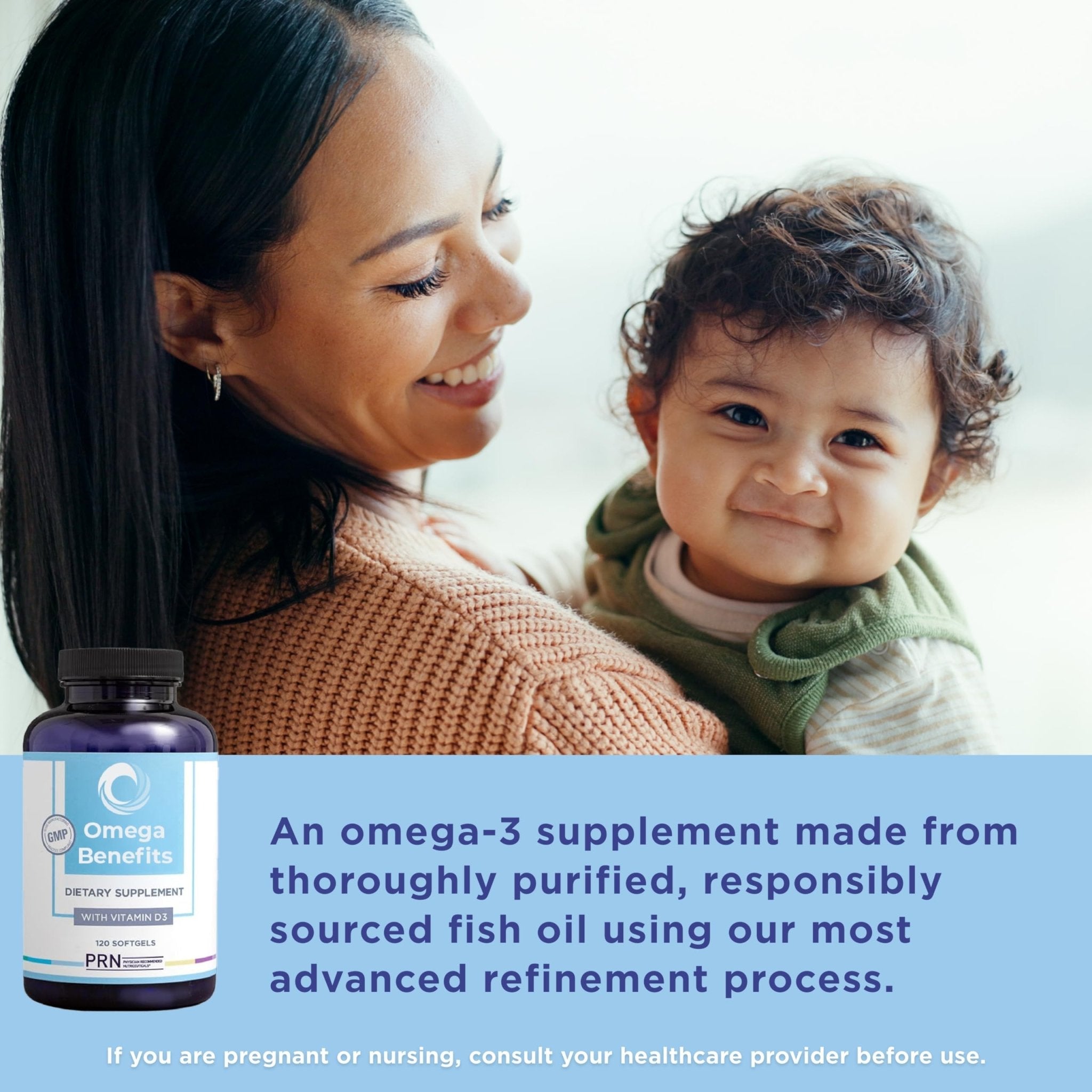 PRN Omega 3 Supplement - 240 Softgels, 60-Day Supply - Fish Oil Omega 3 Supplements with 1680 mg EPA & 560 mg DHA - rTG Omega-3 + Vitamin D for Skin, Joint, Brain, Eye & Heart Health - Maple Wellness Supplements