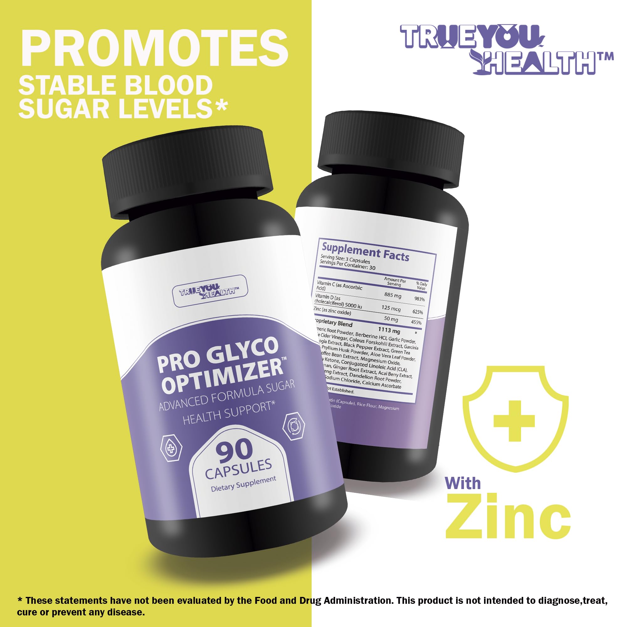 Pro Glyc0 Optimizer - Our Best Sugar Health Support Supplement - Our Best Overall Blood Health & Blood Circulation Support Supplement - Natural Blood Balance Blood Booster Pills - TrustMedUSA