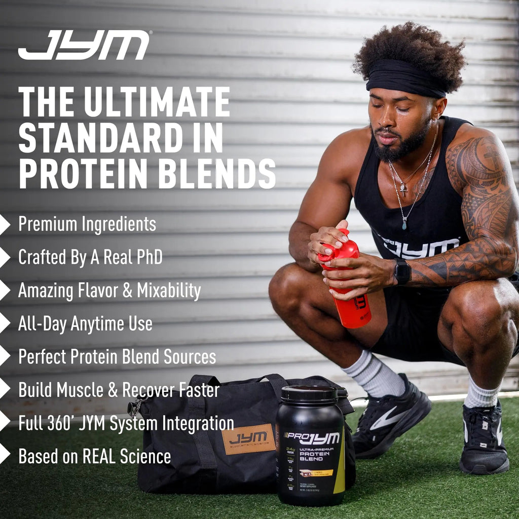 Pro JYM Protein Powder - Egg White, Milk, Whey Protein Isolates & Micellar Casein - TrustMedUSA