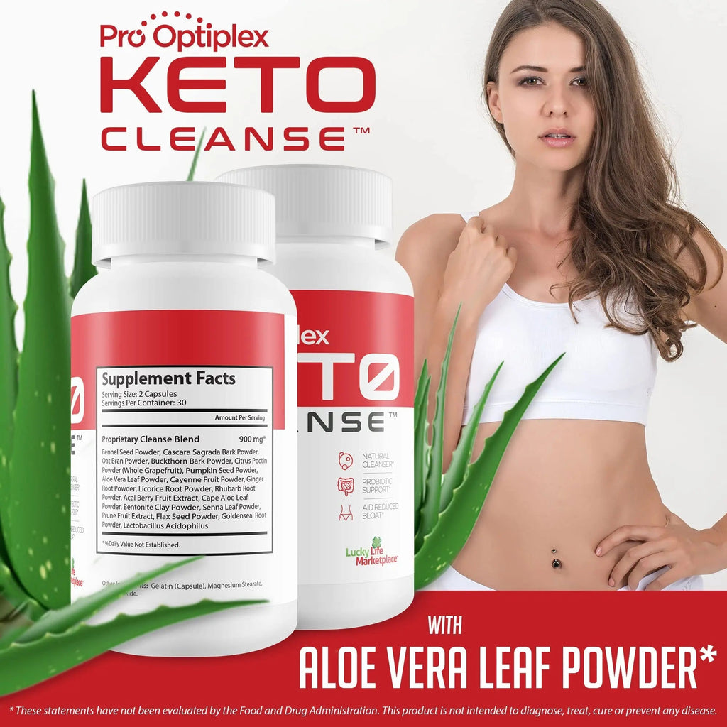 Pro Optiplex Keto Cleanse - Cleanse & Detox Naturally - Herbal Keto Cleanse with Probiotic - TrustMedUSA