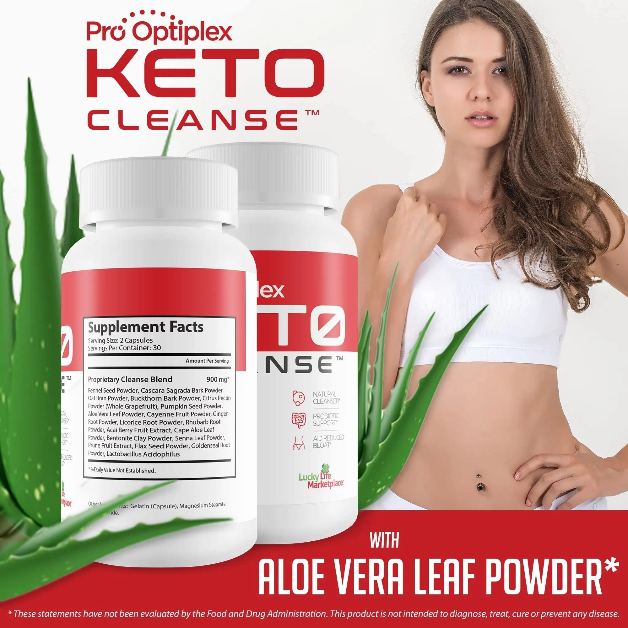Pro Optiplex Keto Cleanse - Cleanse & Detox Naturally - Herbal Keto Cleanse with Probiotic - TrustMedUSA