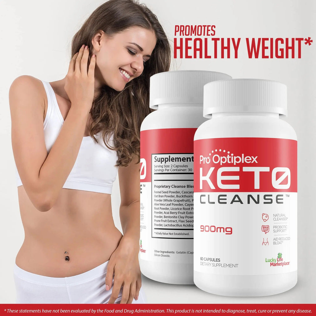Pro Optiplex Keto Cleanse - Cleanse & Detox Naturally - Herbal Keto Cleanse with Probiotic - TrustMedUSA