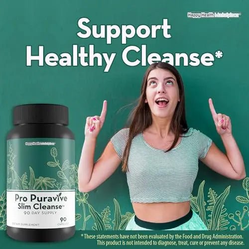 Pro Puravive Slim Cleanse - 90 Day Supply - Our Best Gentle Full Body Detox Cleanse - TrustMedUSA