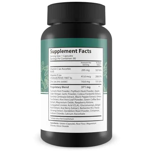 Pro Puravive Slim Cleanse - 90 Day Supply - Our Best Gentle Full Body Detox Cleanse - TrustMedUSA