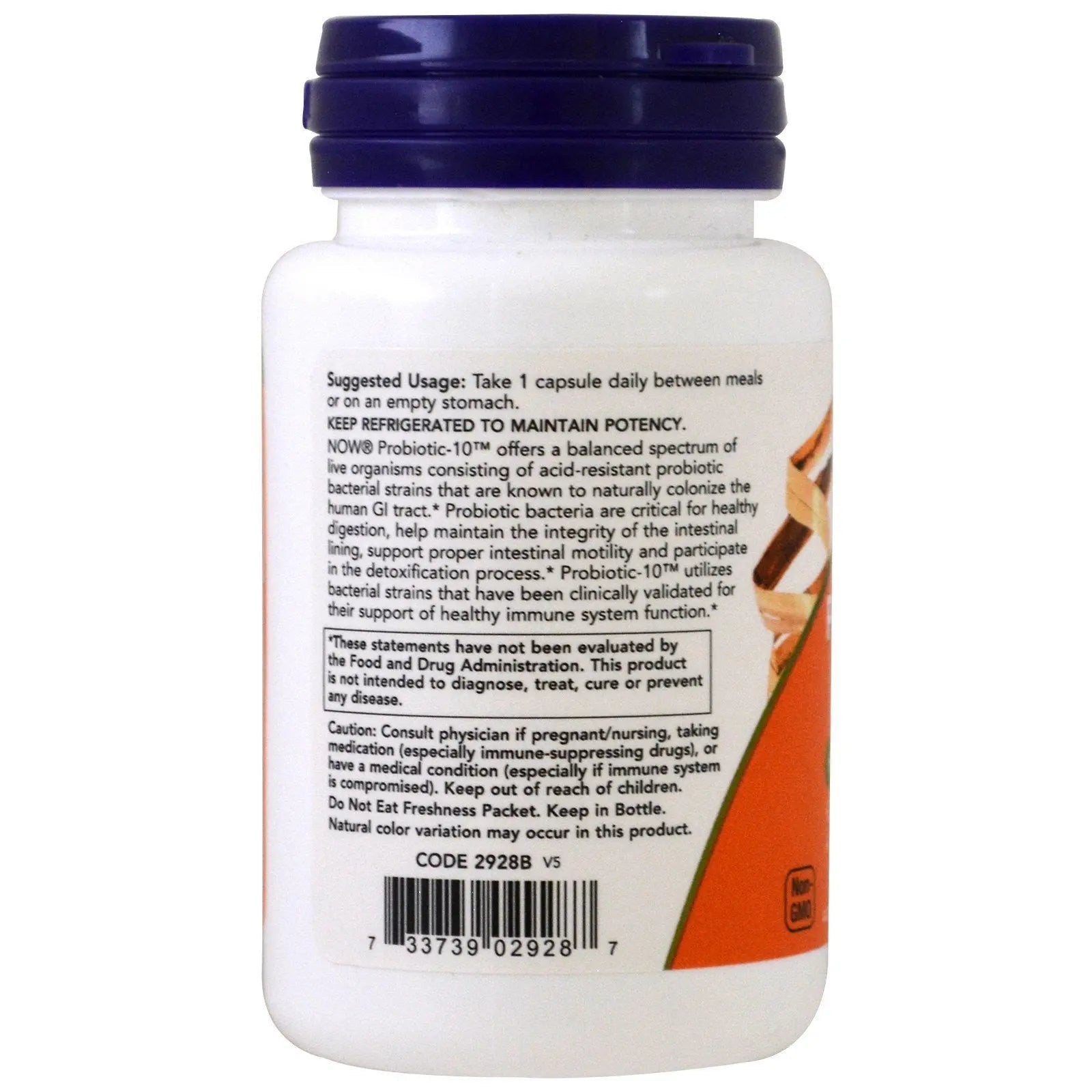 Probiotic10 50 Billion - Now Foods - 50 - VegCap -(Pack of 2) - TrustMedUSA