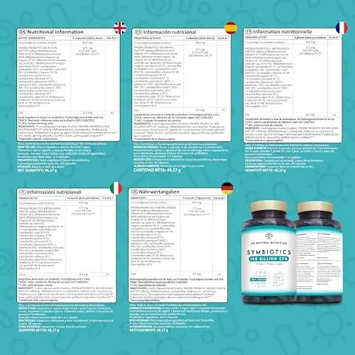 Probiotics 150 Billion CFU - 20 Strains with Prebiotics & Zinc. Highest Concentration - TrustMedUSA