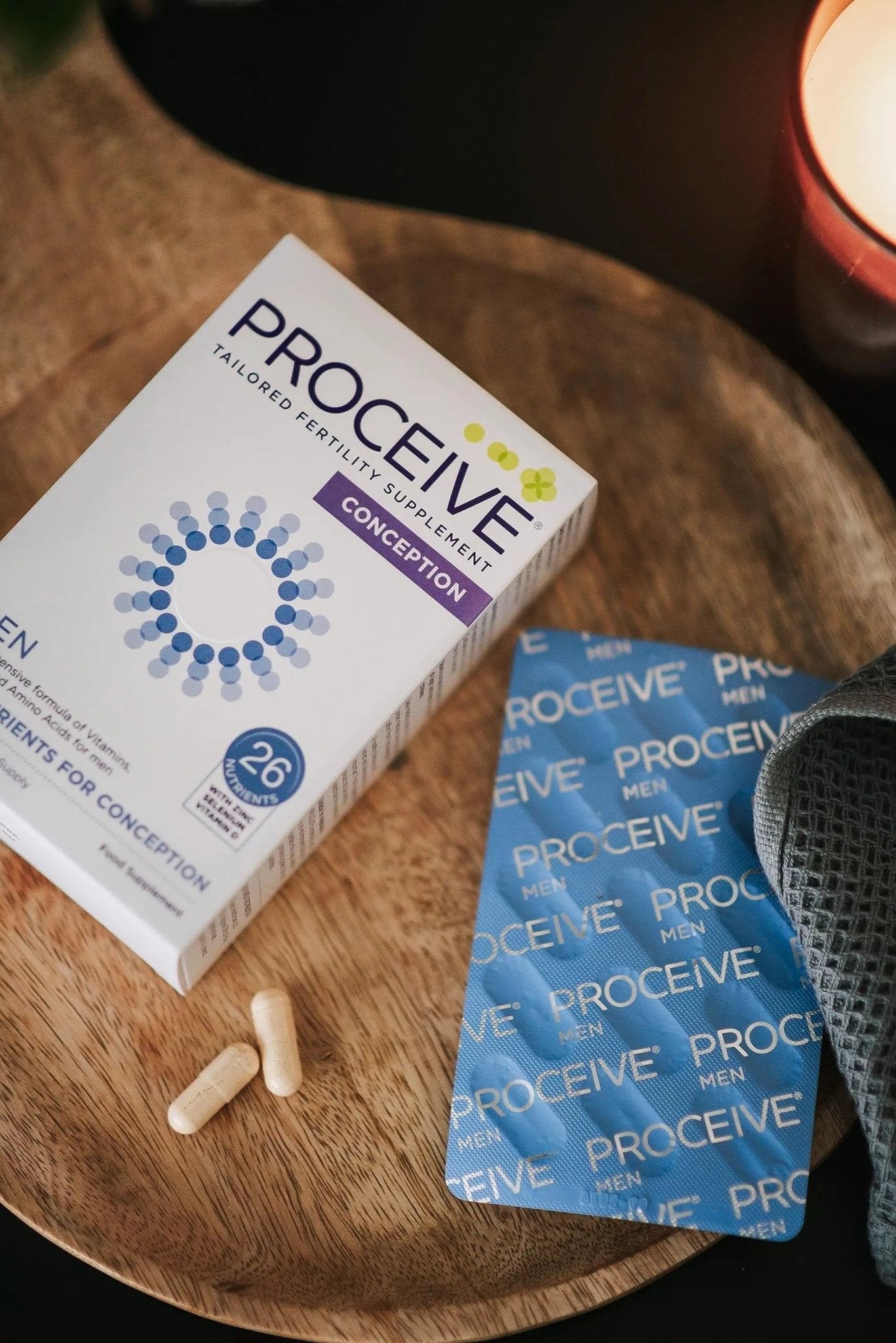 Proceive® Men Fertility Supplement for Conception - Vitamins & Minerals for Men Trying - TrustMedUSA