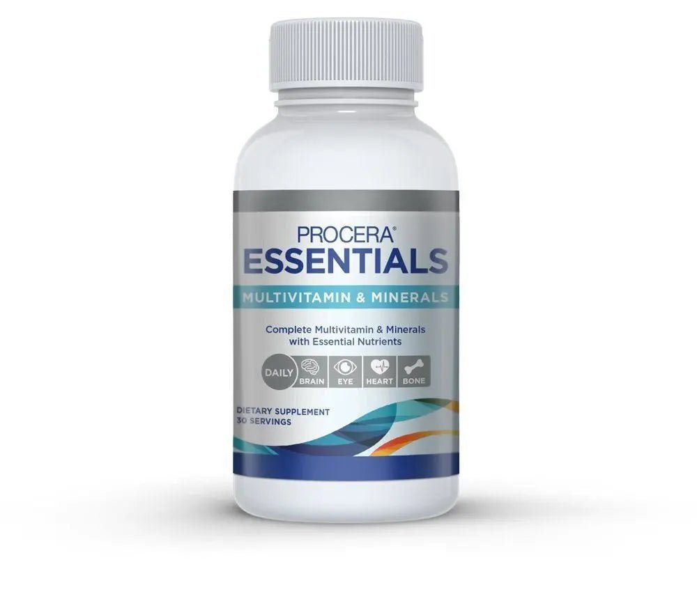 Procera Essentials Daily Immune Multivitamin - 19 Essential Vitamins, Minerals & Antioxidants - Eye, Heart & Brain Health - TrustMedUSA
