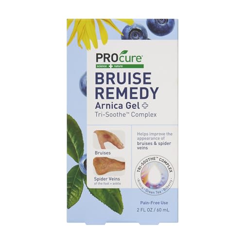 PROcure Arnica & MSM Bruise Remedy Gel – Paraben-Free, Unscented Arnica Montana Gel for Bruising, Spider Veins & Skin Discoloration – 2 Pack - TrustMedUSA