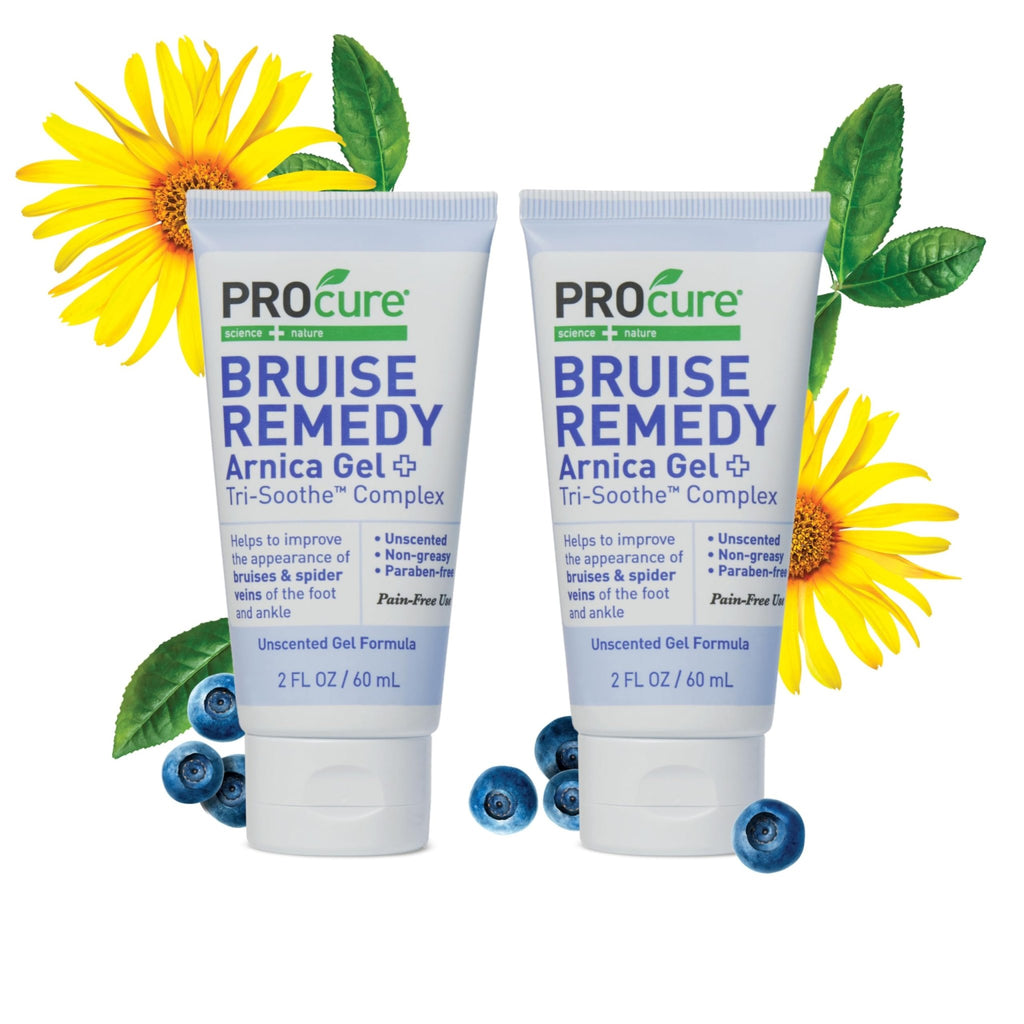 PROcure Arnica & MSM Bruise Remedy Gel – Paraben-Free, Unscented Arnica Montana Gel for Bruising, Spider Veins & Skin Discoloration – 2 Pack - TrustMedUSA