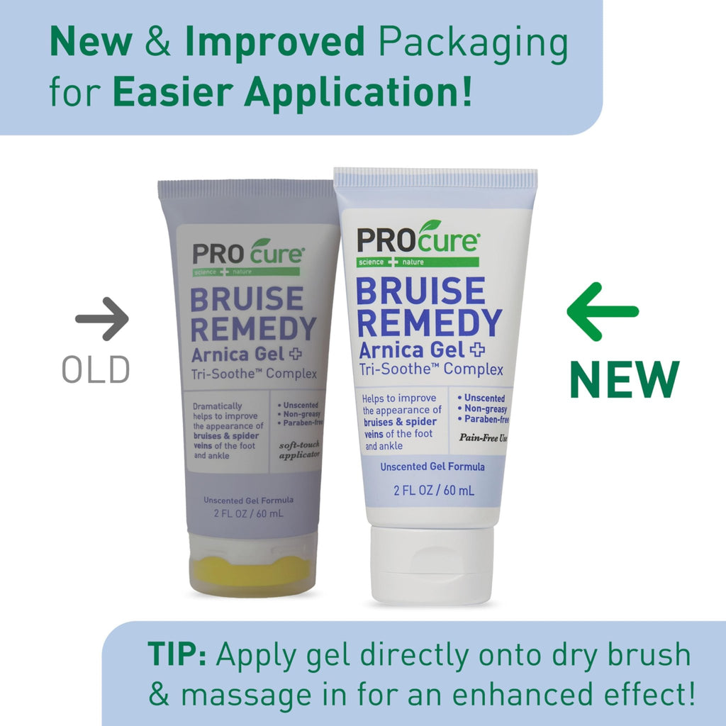 PROcure Arnica & MSM Bruise Remedy Gel – Paraben-Free, Unscented Arnica Montana Gel for Bruising, Spider Veins & Skin Discoloration – 2 Pack - TrustMedUSA
