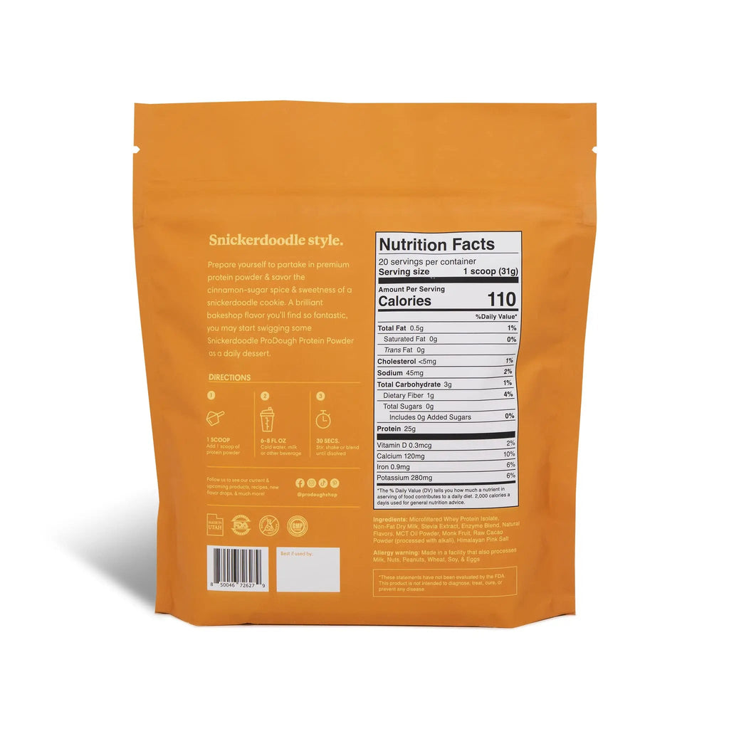 ProDough Gourmet Whey Isolate Hydrolized Protein Powder for Shake Mix- Easy Digest - TrustMedUSA