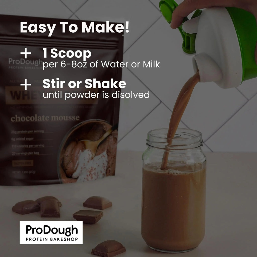ProDough Gourmet Whey Isolate Hydrolized Protein Powder for Shake Mix- Easy Digest - TrustMedUSA