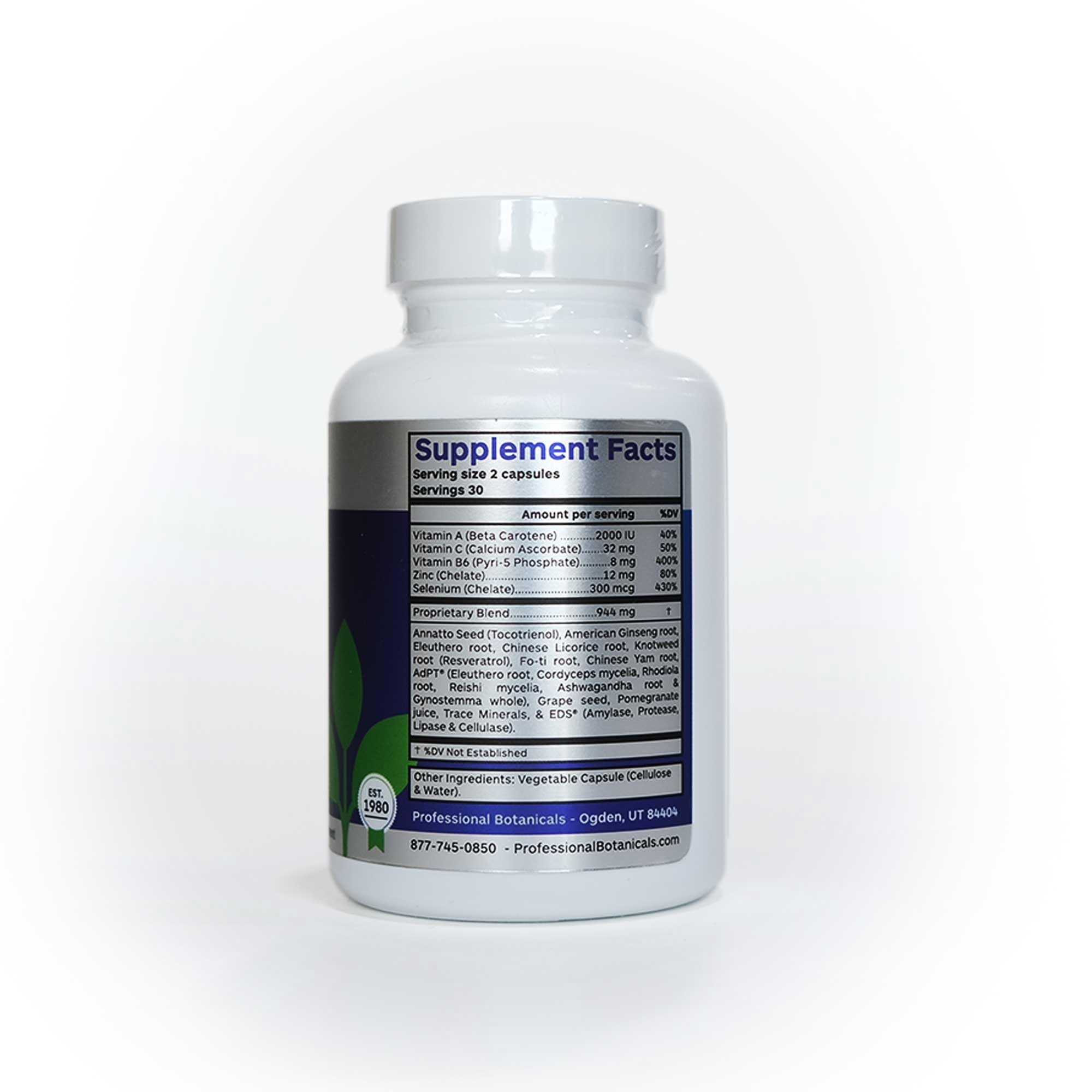 Professional Botanicals Calm Attention - Natural Attention and Mood Support, Rosemary, Vitamin B6, Gotu Kola, Focus, Relaxation, and Concentration Aid - 60 Veg Capsules - TrustMedUSA