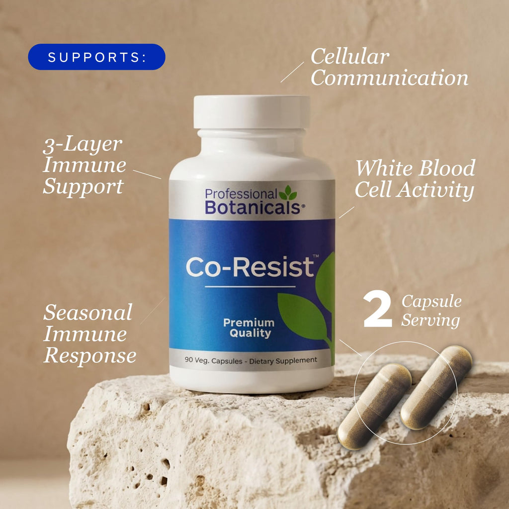 Professional Botanicals - Vegan Formulated Co-Resists - Synergistic Blend of Herbs and Powerful Nutrients that Supports the Immune System - 90 Vegetarian Capsules - TrustMedUSA