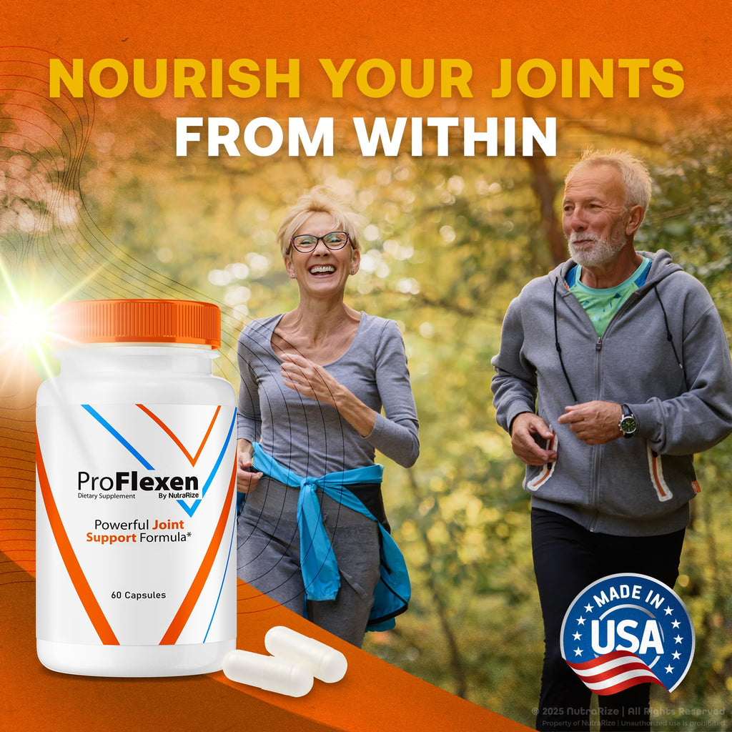ProFlexen Capsules, ProFlexen Advanced Joint Support Formula, ProFlexen Collagen Support Pills, All Natural Supplement for Healthy and Flexible Joints, Official Pro Flexen Joint Reviews (60 Capsules) - TrustMedUSA