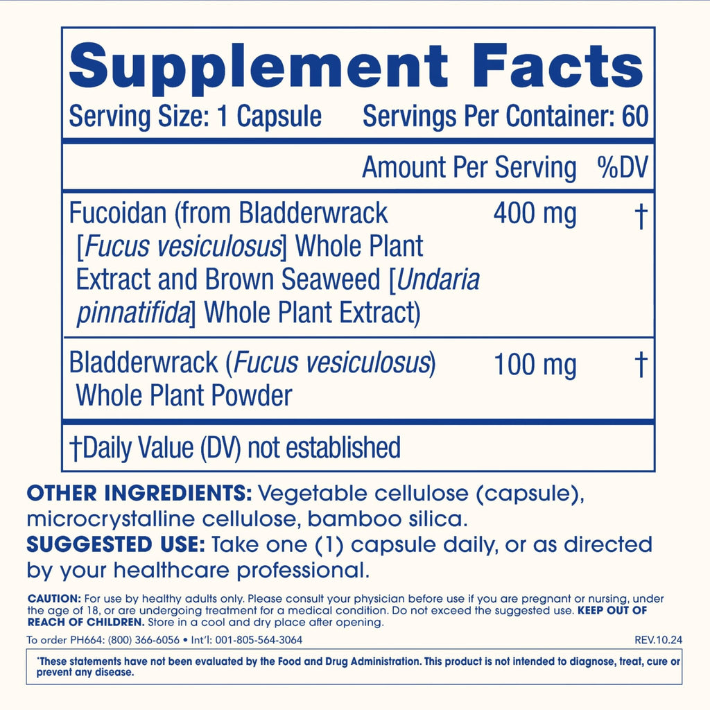 ProHealth Sirtuin 6 Activator | 60 Capsules | Fucoidan-Rich Seaweed Extract to Activate SIRT6 for Longevity, DNA & Cellular Support | Triple Lab-Tested, GMP-Manufactured in USA - TrustMedUSA