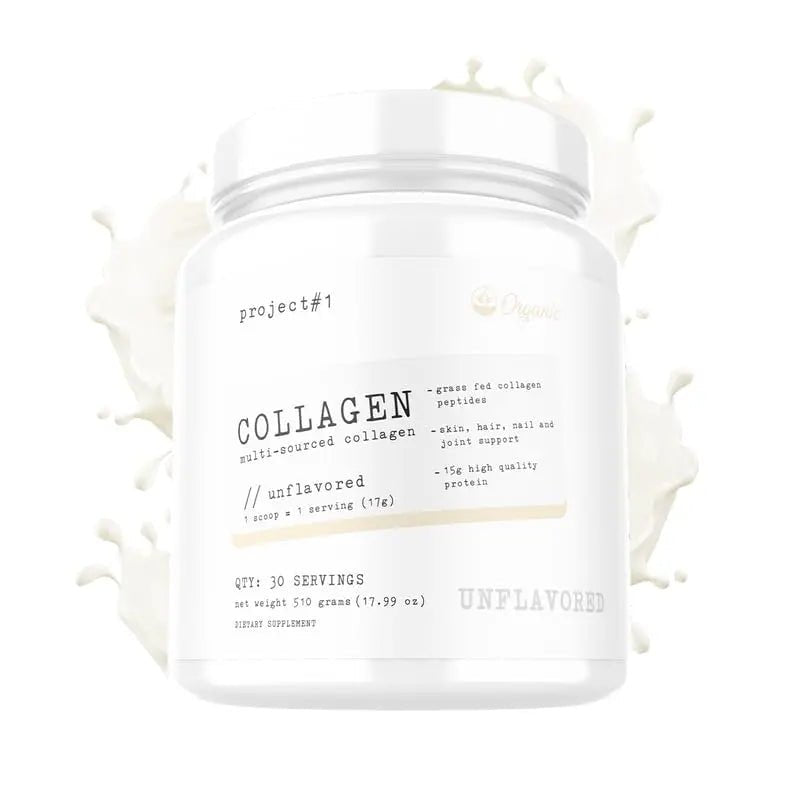 Project 1 Nutrition Multi-Sourced Collagen Powder | Grass-Fed Peptides for Skin, Hair - TrustMedUSA