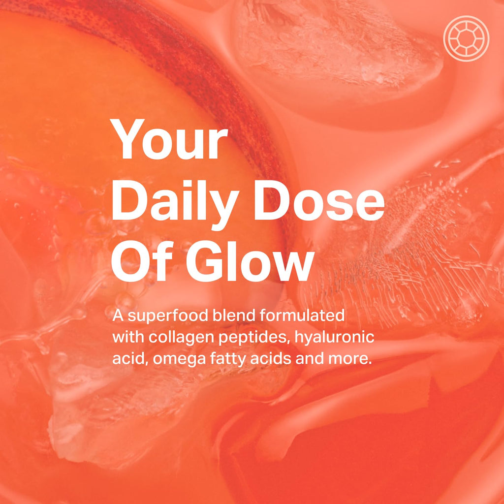 Proper, The Corals Daily Glow Beauty Blend - Nutrient Dense Superfood Powder with Collagen Peptides, Hyaluronic Acid Powder, Vitamin C, and MSM. Hair, Skin, Nail Vitamin Supplement for Women & Men - TrustMedUSA