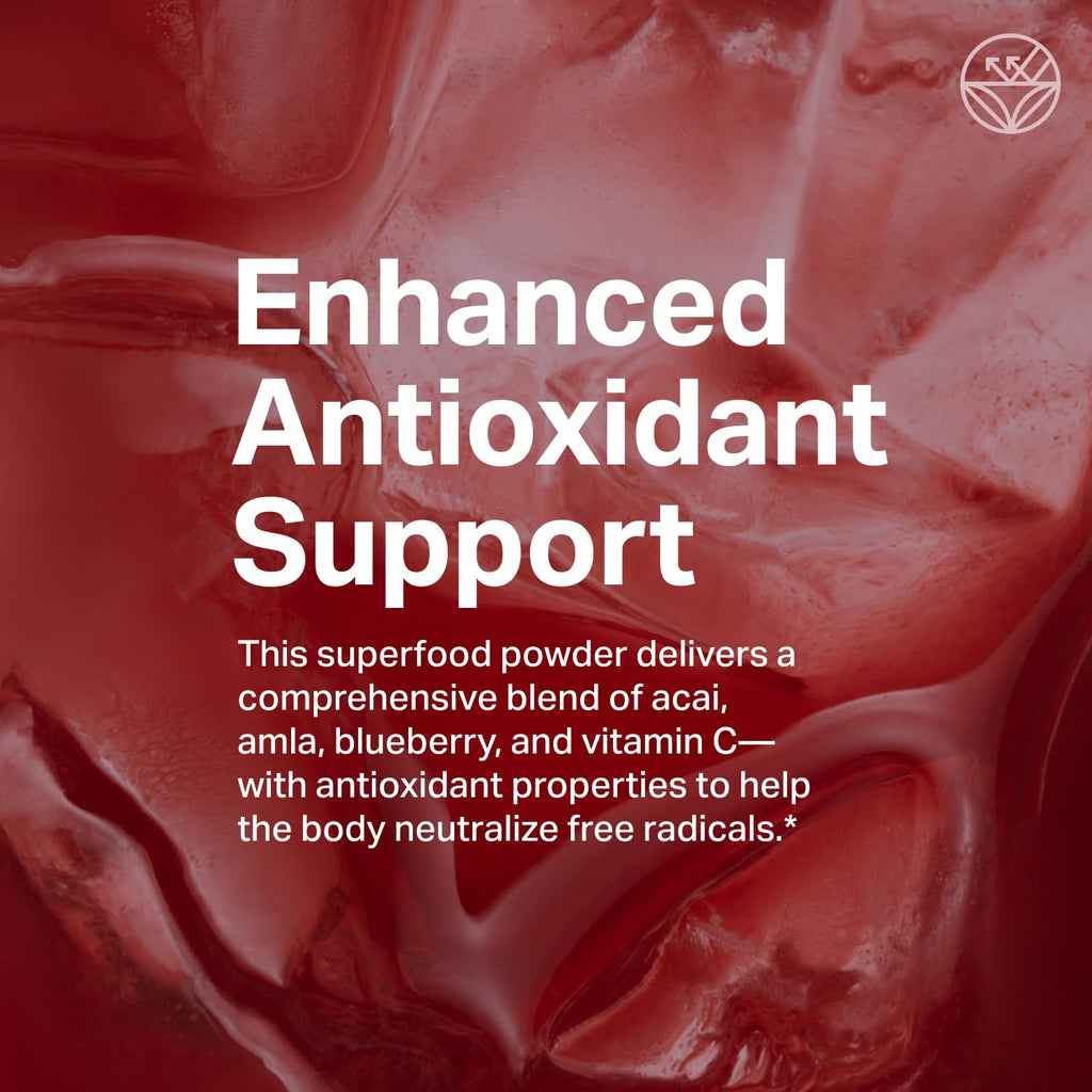 Proper, The Purples Nutrient-Dense Superfood Powder - Antioxidant Supplement and Cellular Support – Acai, Amla, Blueberry, Vitamin C, B Vitamins & More - Enhanced with Prebiotic Fiber & Probiotics - TrustMedUSA