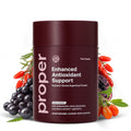 Proper, The Purples Nutrient-Dense Superfood Powder - Antioxidant Supplement and Cellular Support – Acai, Amla, Blueberry, Vitamin C, B Vitamins & More - Enhanced with Prebiotic Fiber & Probiotics - TrustMedUSA