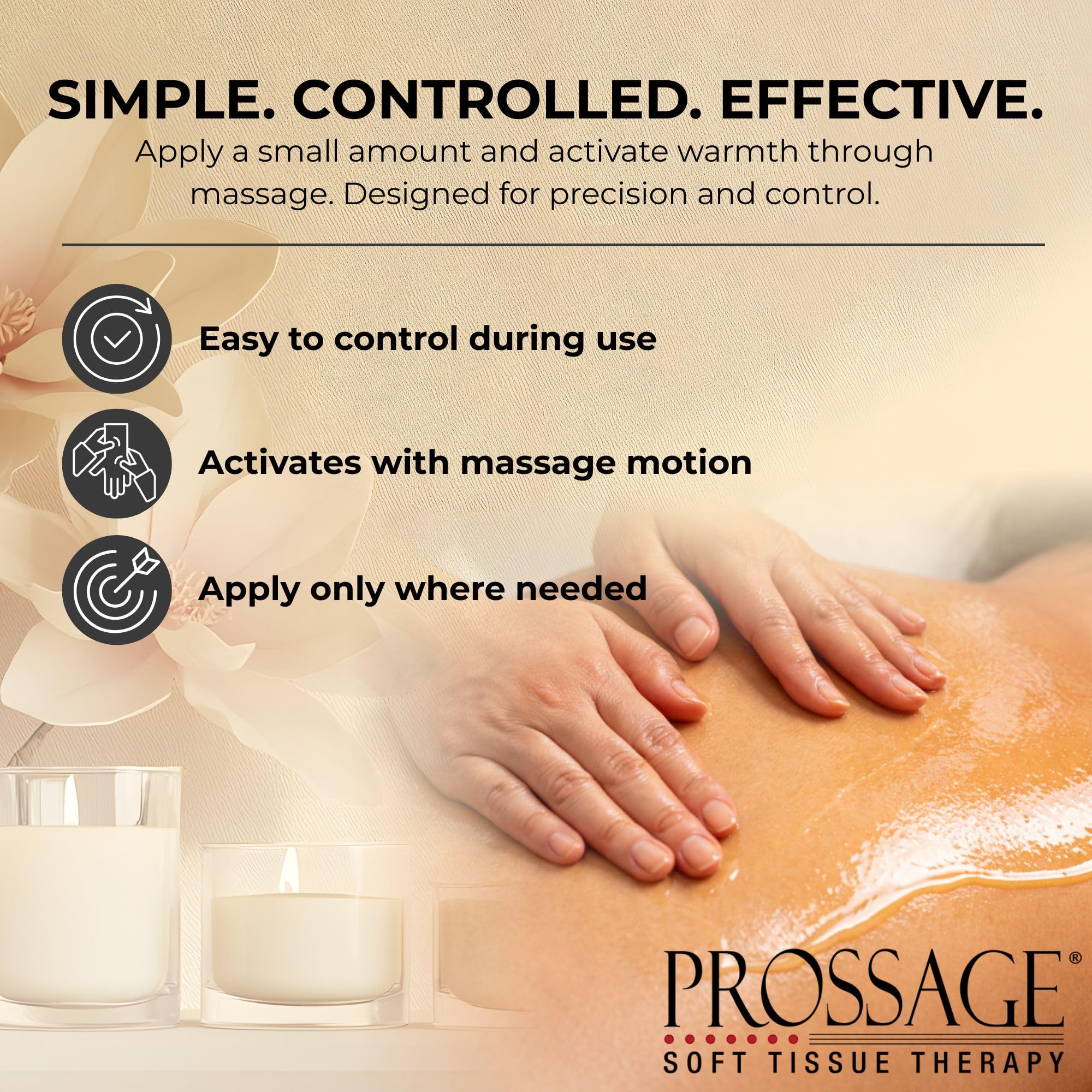 Prossage Heat Warming Relief Massage Oil for Therapuetic Massages, Deep Tissue Massages, and Aromatherapy, Topical Reliever, 32 Ounce Bottle - TrustMedUSA