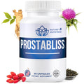 Prostabliss – 100% Natural Herbal Supplement with Zinc, Green Tea, Milk Thistle & Ginseng – Made in USA – 30 Capsules, 1 Month Supply - TrustMedUSA