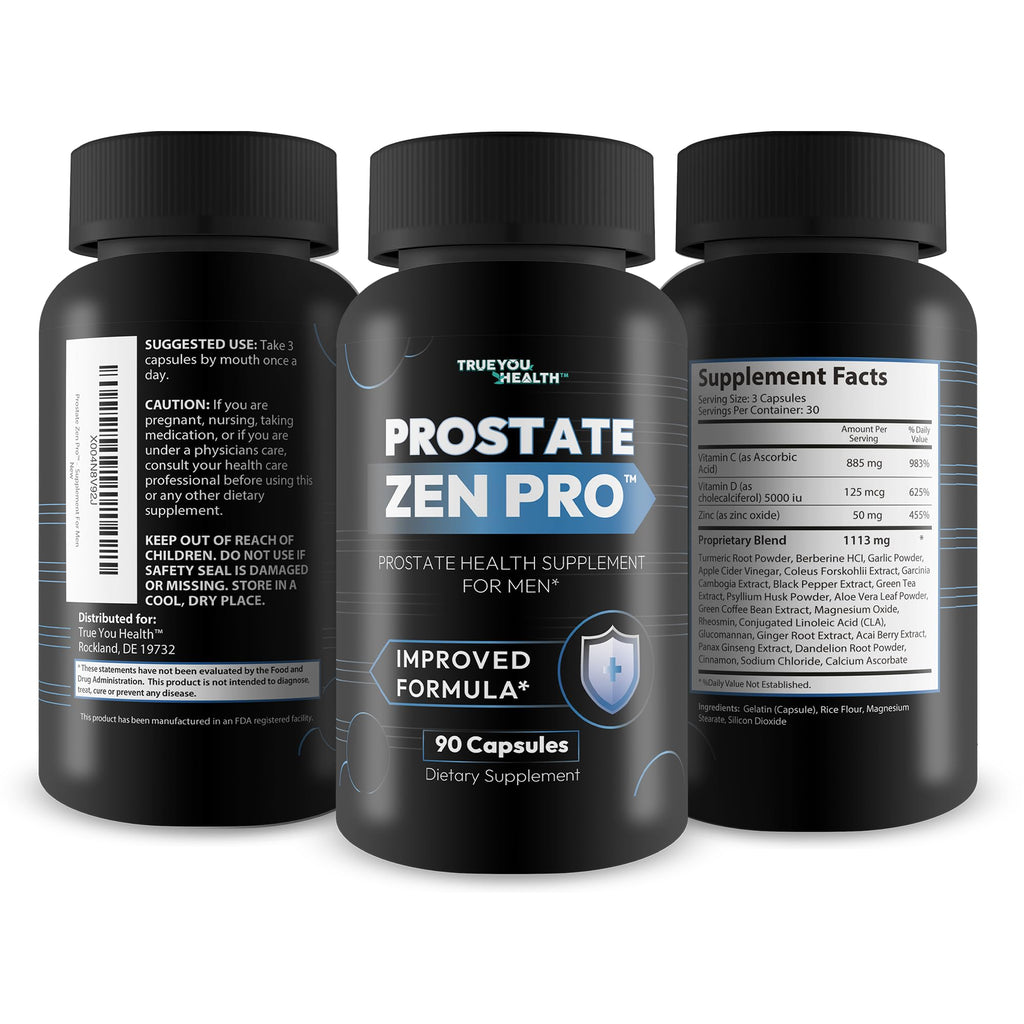 Prostate Zen Pro - Improved Formula - Our Best Prostate Health Supplement for Men - Our Best Prostate Support Supplement for Men’s Health - Natural Prostate Genix ProstaZen - TrustMedUSA