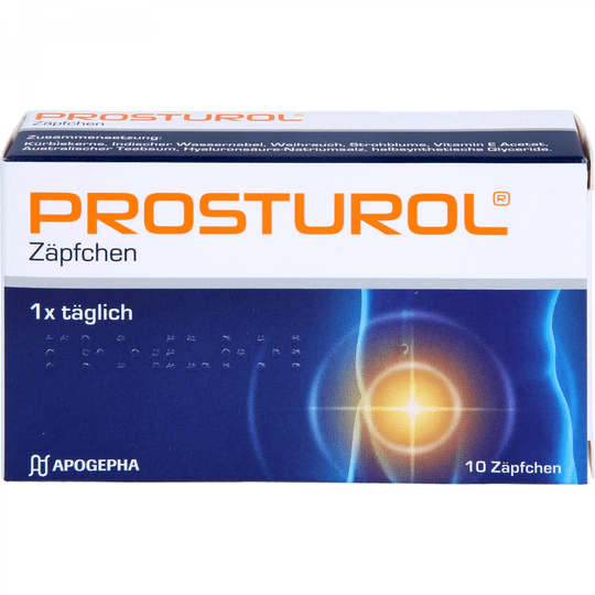 PROSTUROL® suppositories, 10 pcs - TrustMedUSA