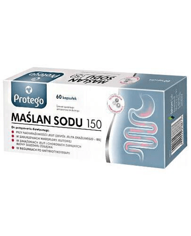 Protego sodium butyrate 150 - 60 capsules - TrustMedUSA