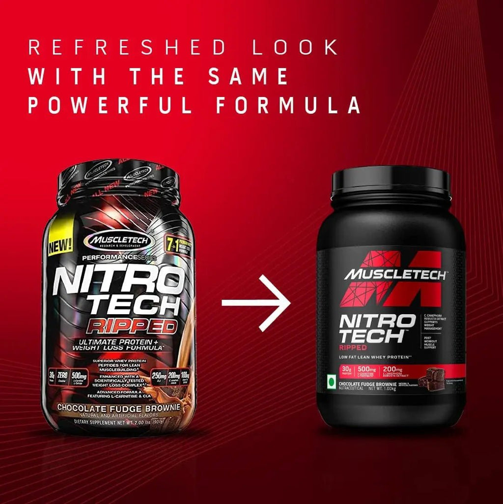 Protein Powder for Weight Loss |MuscleTech Nitro-Tech Ripped |Whey Protein Powder - TrustMedUSA