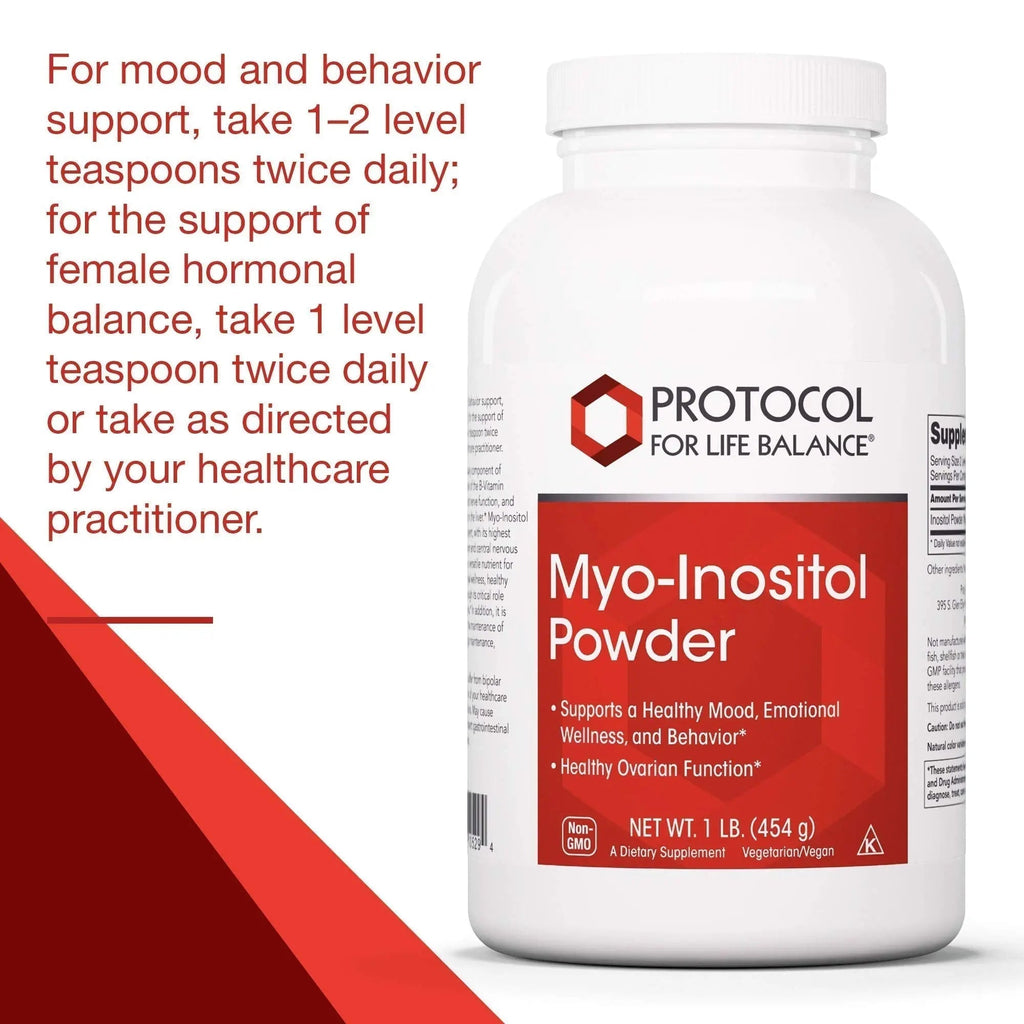Protocol For Life Balance - Myo-Inositol Powder - Supports a Healthy Mood, Emotional - TrustMedUSA