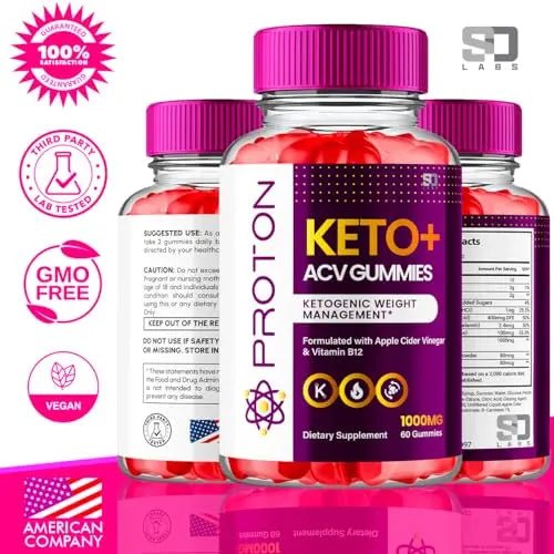 Proton Keto ACV Gummies Advanced Weight Loss 1000 MG, Proton Keto ACV Gummies - TrustMedUSA